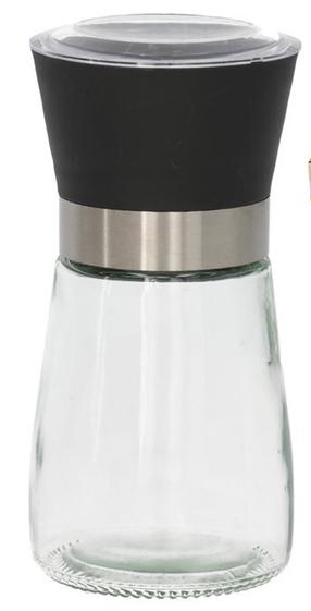 Pipirinė Kitchen&GO, skaidri sp./juoda sp., 6.5 cmx6.5 cm