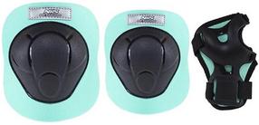 Uisutajate kaitsekomplekt Nils Extreme Protector Set, M, must v./türkiissinine v.