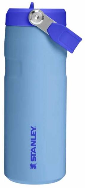 Бутылка-термос Stanley The IceFlow Bottle Flip Straw 2.0, 0.47 л, голубой цв.