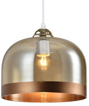 Lampa karināms GTV Lati OS-LATI-43-DEC, E27, 1, zelta krās. / zelta krās., 23.5 x 23.5 cm