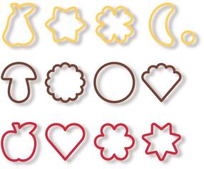 Formelė sausainiams Tescoma Delicia, įvairių spalvų, 4.5 cm x 4.5 cm