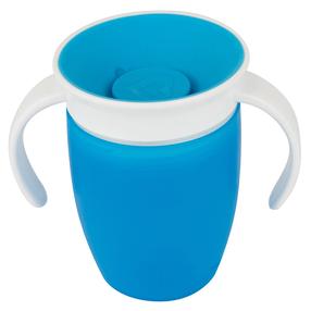 Vaikiškas puodelis Munchkin Miracle 90101, 207 ml, 6+ mėn., plastikas, mėlyna sp.