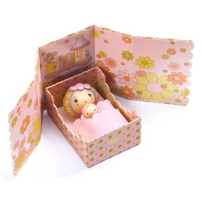 Figūrėlių rinkinys, su priedais Djeco Tinyly Rose Tinyroom DJ06963, rožinė sp.