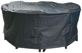 Lauko baldų uždangalas Home4you 20787, juoda sp., 120 x 120 cm