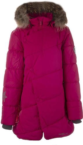 Prece ar bojātu iepakojumu. Virsjaka, klasisks ziema ar siltinājumu, bērniem Huppa Rosa 1 300G, fuksīna (magenta) krās., 116 сm