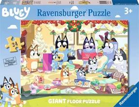 Пазл Ravensburger Bluey Christmas, 49 см x 69 см, 24 шт., многоцветный