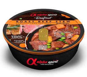 Märg koeratoit Alpha Spirit Realfood, veiseliha, 0.280 kg