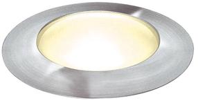 Įleidžiamas lauko šviestuvas SLV Power Trail-Lite, 1W, LED, IP67, sidabro sp., 4.1 cm x 6.5 cm