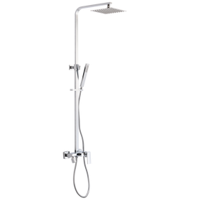 Комплект для душа со смесителем Invena Paros, хромовый цв.
