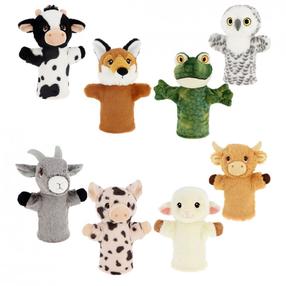 Pliušinis žaislas, rankinė lėlė gyvūnai Keel Toys Farm, įvairių spalvų/(spalva/dizainas parenkami atsitiktine tvarka), 27 cm