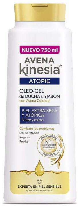 Kūno prausimosi želė Avena Kinesia Atopic, 750 ml