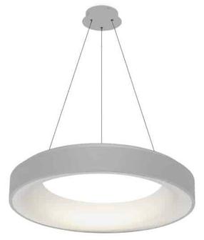 Šviestuvas kabinamas AZzardo Sovana Smart AZ3444, LED, 2300 - 6500 °K, 1 x 40 W, balta sp. / pilka sp., 45 x 45 cm