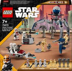 Конструктор LEGO® Star Wars Боевой набор солдат-клонов и боевых дроидов 75372, 215 шт.