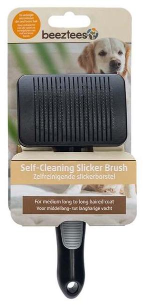 Šepetys šunims Beeztees Self-Cleaning Slicker Brush 661738, 180 mm x 85 mm