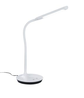 Darba galda gaismeklis Trio Polo, LED, 5W, bez abažūra/balta krās.