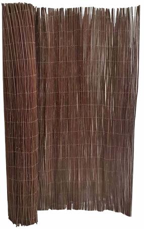 Dekoratyvinė tvorelė, balkonui Wivker, 500 cm x 180 cm, ruda sp.