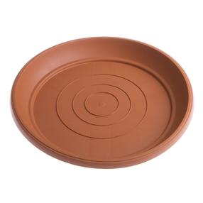 Lėkštelė vazonui Prosperplast Terra Nova POD33, ruda sp., 33 cm