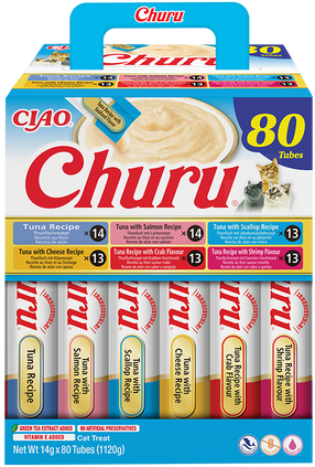 Kassimaius Inaba Churu Creamy Tuna Treat Mix, tuunikala, 0.080 kg, 80 tk
