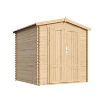 Sodo namelis, su grindimis Timbela M343F1+M343G, 206 cm x 216 cm x 224 cm, ruda sp.