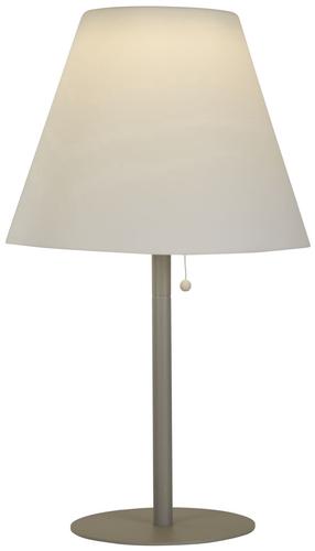 Āra galda lampa Searchlight Venice, 1.6W, LED, IP44, sudraba krās., 38 cm x 68 cm