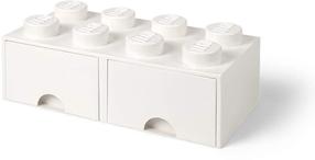 Daiktadėžė LEGO® Brick Drawer, balta sp., 25 x 50 x 18 cm