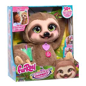 Žaislinis gyvūnas tinginys Hasbro Furreal Snuggles Smiling, ruda sp.