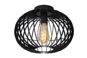 Lampa griesti Lucide Reda 78199/01/30, E27, 1 x 40 W, melna krās. / melna krās., 32 x 24.5 cm