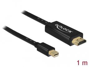 Vads Delock Passive mini DisplayPort 1.1 to HDMI Cable Mini DisplayPort, HDMI A male, 1 m