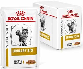 Šlapias kačių maistas Royal Canin Urinary S/O R27377K, vištiena, 0.085 kg x 12 vnt.