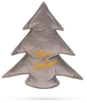 Žaislas šuniui, pliušinis Designed by Lotte Christmas Tree 2400042, 15 cm, pilka sp.