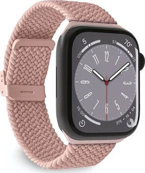 Dirželis Puro, Loop Band Apple Watch 4/5/6/7/8/SE 40/41mm, rožinė sp.