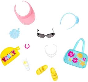 Комплект одежды для куклы Mattel Barbie Fashionistas HYV09, многоцветный
