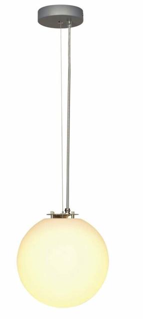 Šviestuvas kabinamas SLV Rotoball 25 165390, E27, 1 x 24 W, balta sp. / pilka sp., 25 x 25 cm