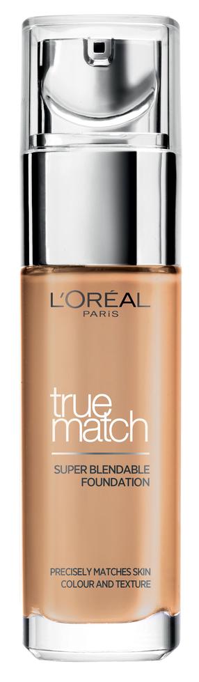 Жидкая основа для макияжа L’Oréal Paris True Match, SPF 17, 7w ambre dore, 30 мл