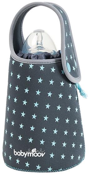 Termosoma Babymoov Travel Bottle Warmer, pelēka krās., 13 cm