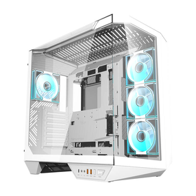 Datora korpuss darkFlash DY470 Midi Tower, balta krās.