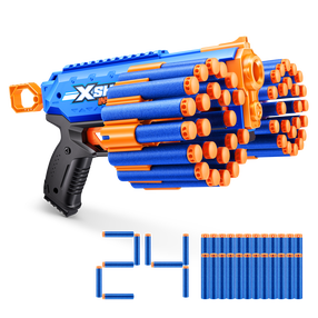 Игрушечный пистолет с пулями Zuru X-Shot Manic Insanity 36603 Синий цв./Oранжевый цв.