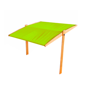 Smėlio dėžės uždangalas 4IQ, 120 x 120 cm, žalia sp., 7 kg
