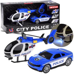Набор игрушечных автомобилей Toystar City Police, синий цв./белый цв.