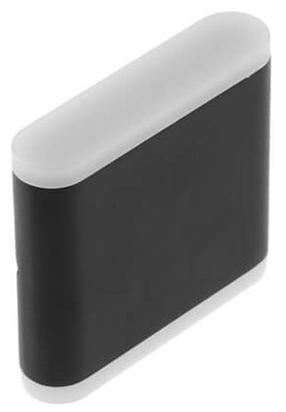 Sieninis lauko šviestuvas GTV Valla, 8W, LED, IP54, juoda sp., 3 cm x 11.6 cm