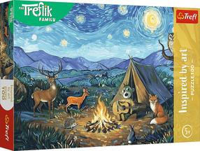Dėlionė Trefl Inspired By Art By The Campfire 16564, 27.8 cm x 41 cm, 100 vnt., įvairių spalvų
