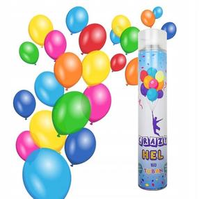 Heeliumgaas õhupallidele Tuban Crazy Helium, läbipaistev v.