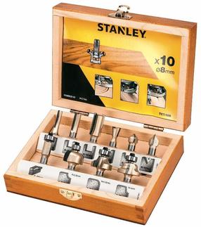 Frēzēšanas komplekts Stanley 80020XJ, noapaļots