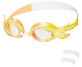 Peldēšanas brilles Nils Aqua Mermaid Junior NQG870SAF, dzeltena krās.