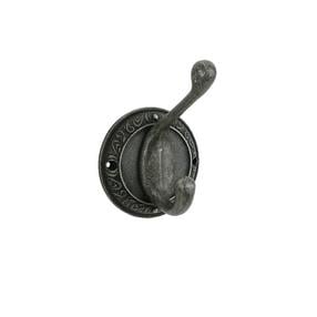 Крючок для одежды Domoletti CH136AS, 7.7 см x 5.5 см, серый цв.