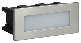 Iebūvēts āra gaismeklis Su-Ma Mur, 1.5W, LED, IP65, sudraba krās., 6.1 cm x 5.3 cm