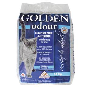 Kačių kraikas Golden Odour Sensitive&Natural, organinis (sušokantis), 7 kg