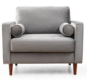 Krėslas Hanah Home Rome 560ARE1722, šviesiai pilka sp., 105 cm x 85 cm x 90 cm