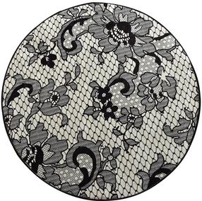 Vannas istabas paklājs Foutastic Lace 359CHL1647, daudzkrāsaina, 100 cm x 100 cm, Ø 100 cm