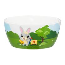Dubenėlis Ambition Junior Betty And Bunny, 400 ml, 6+ mėn., 12.2 cm, porcelianas, mėlyna sp./žalia sp./pilka sp.